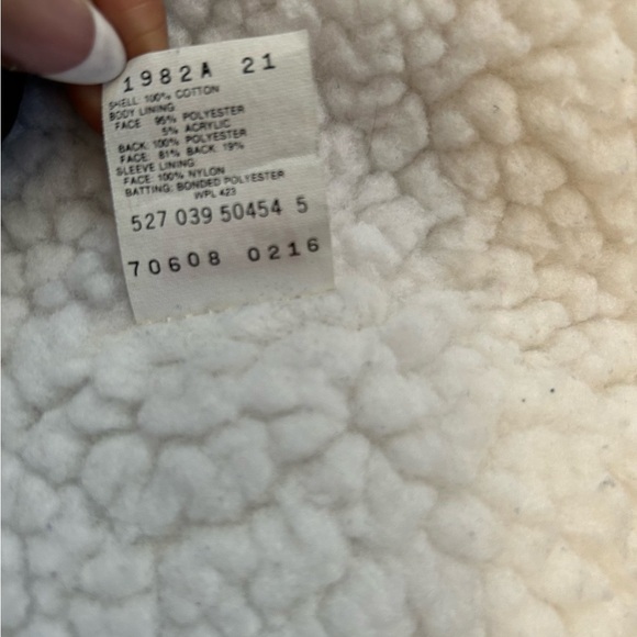 Vintage Levi’s Sherpa Lined Denim Jacket Made in USA 1982 Men’s Size 46r - Picture 4 of 8